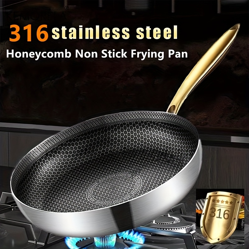Home Cooking Cookbook - Patelnia ze stali nierdzewnej 316, wok,